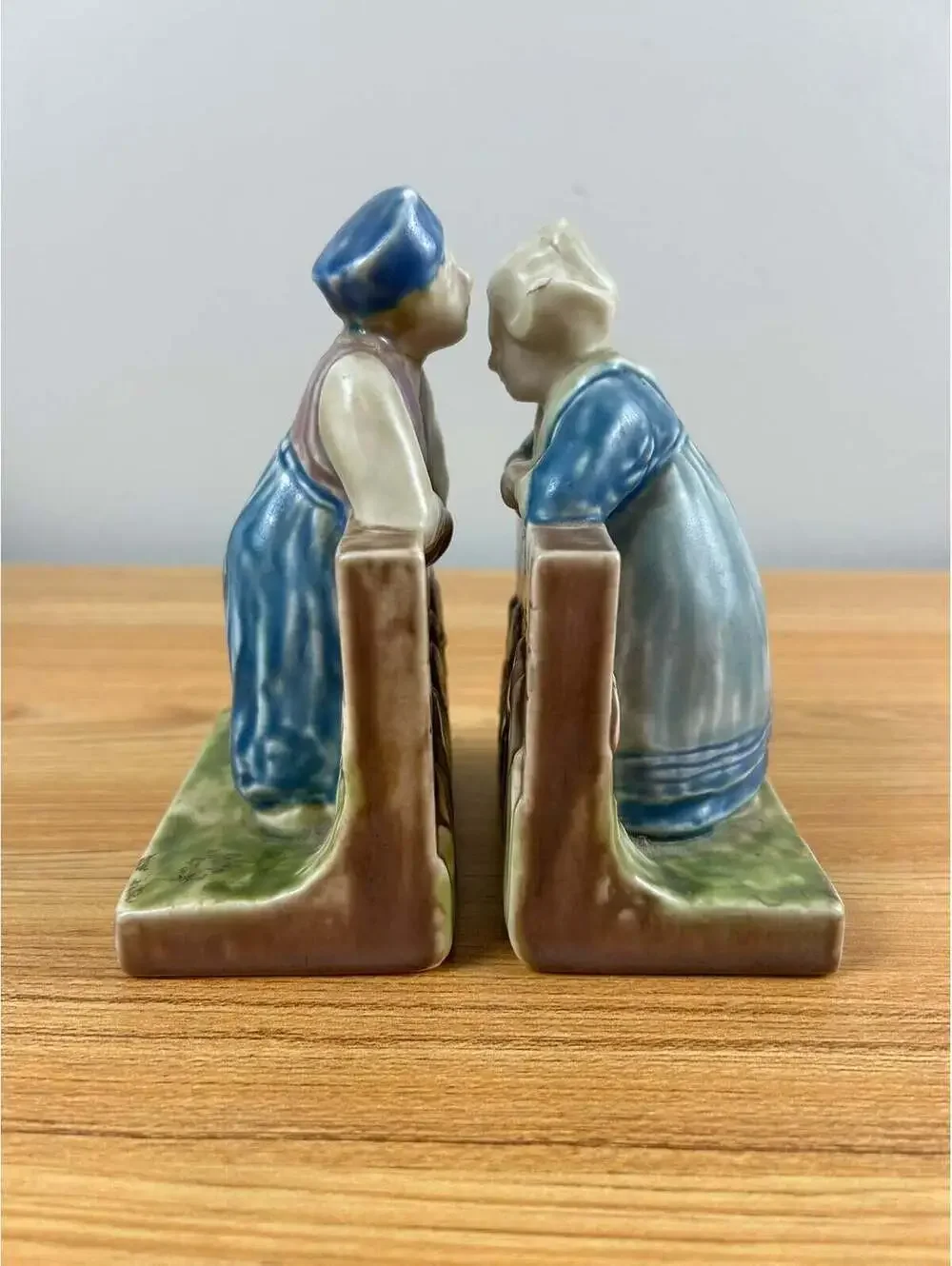 Rookwood Pottery 1929 Dutch Boy And Girl Bookends 6022 Toohey